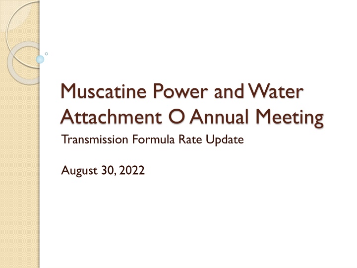 muscatine power and water attachment o annual