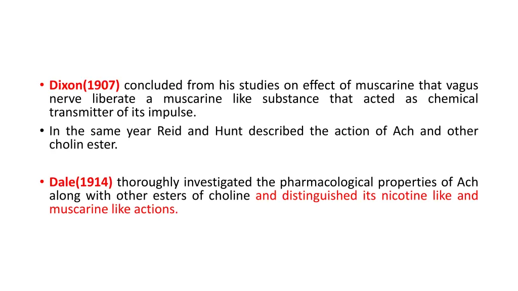 dixon 1907 concluded from his studies on effect