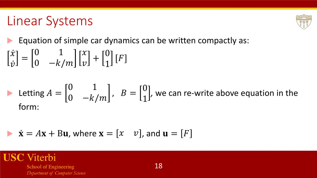 linear systems