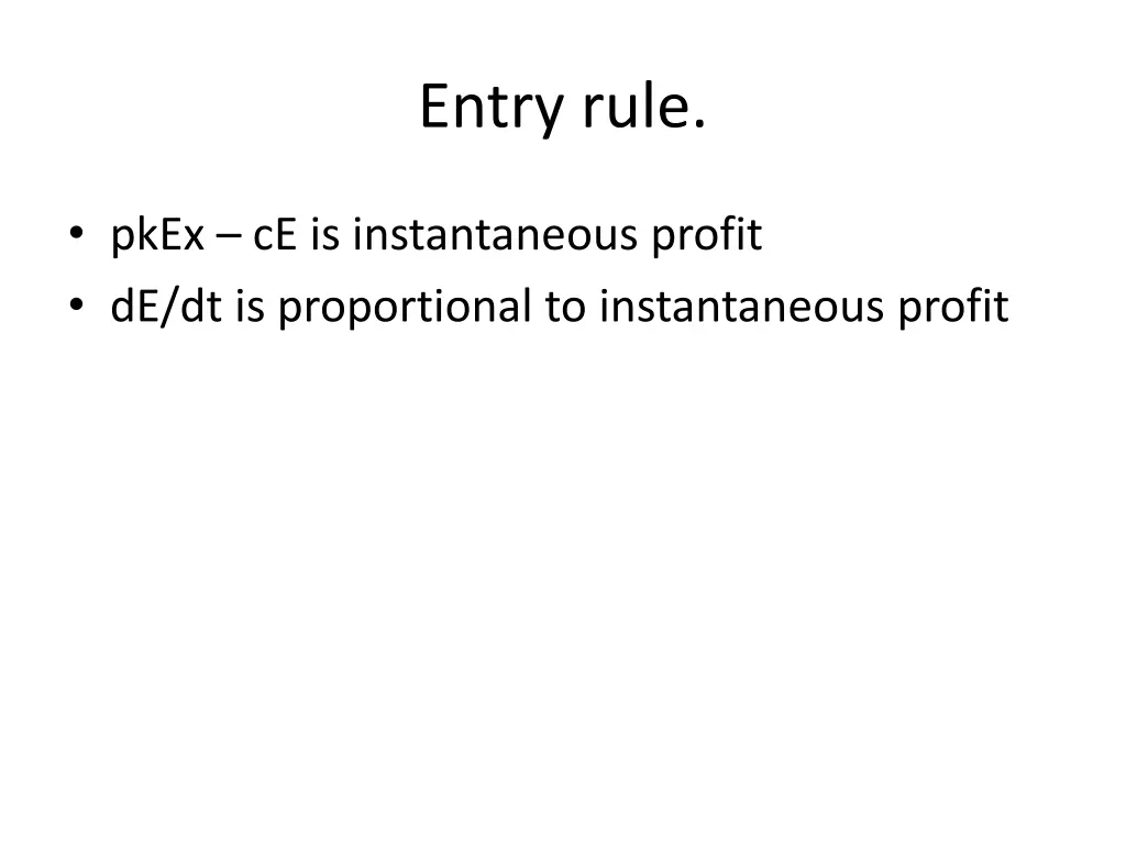 entry rule