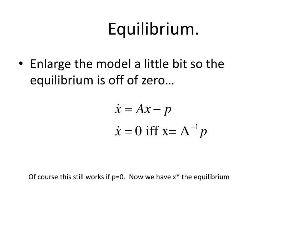 equilibrium