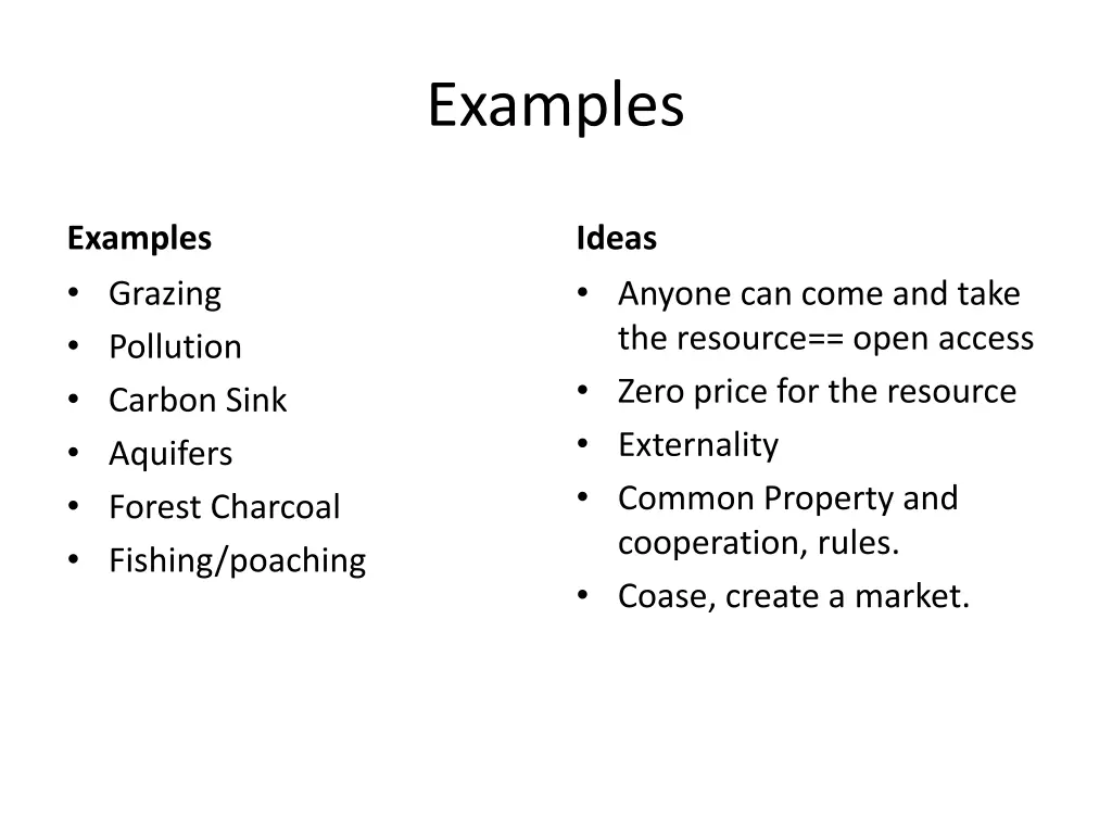 examples