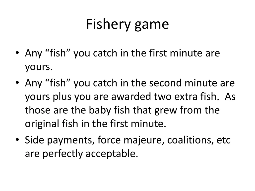 fishery game