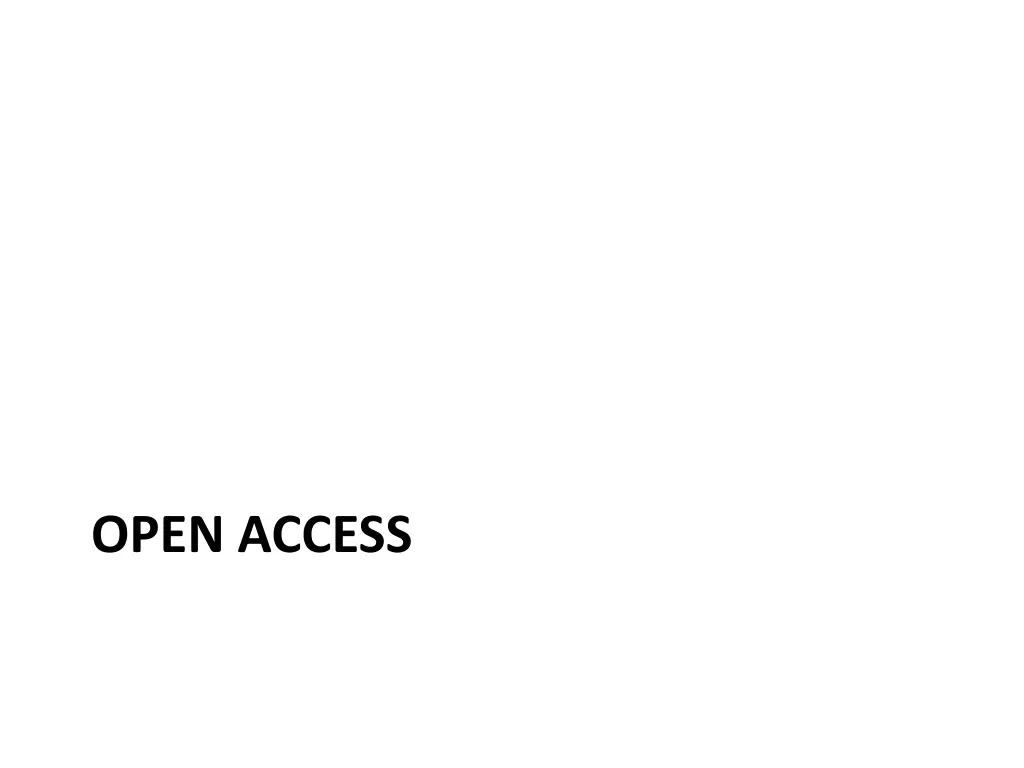 open access