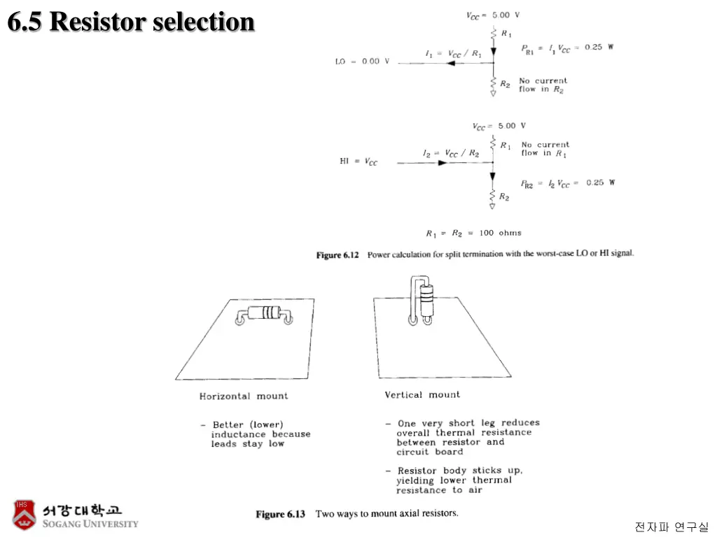 6 5 resistor selection