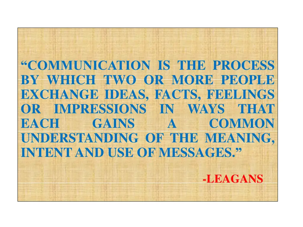 communication is the process by which two or more