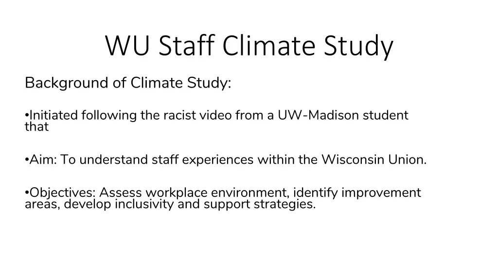wu staff climate study