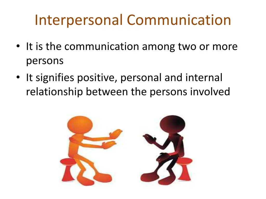 interpersonal communication