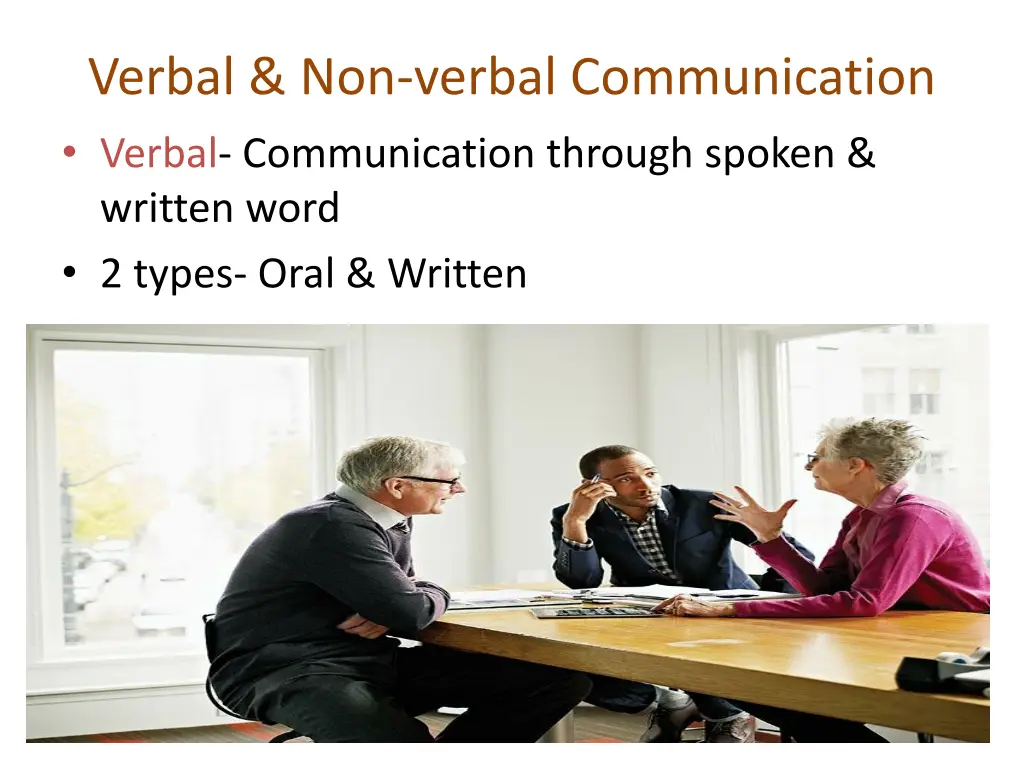 verbal non verbal communication verbal
