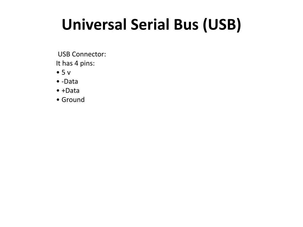 universal serial bus usb 2