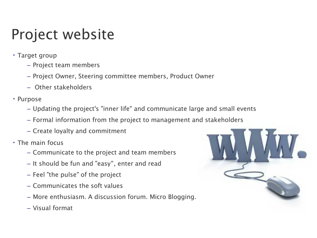 project website