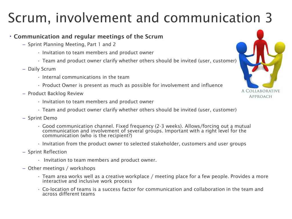 scrum involvement and communication 3