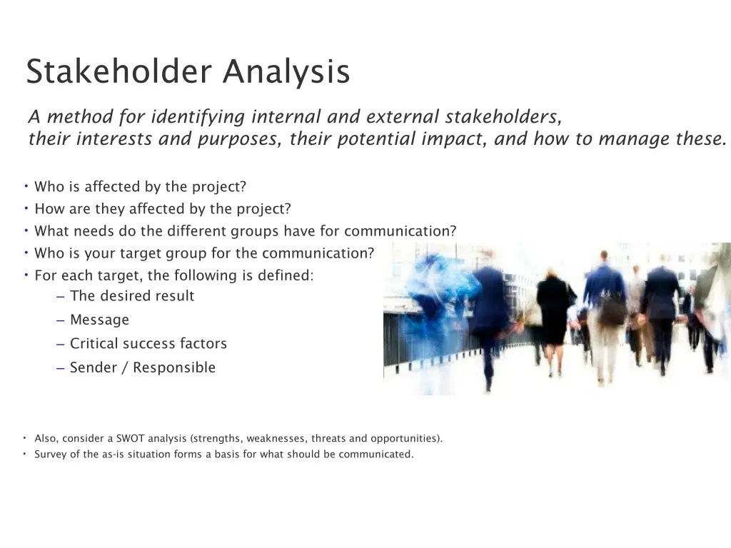 stakeholder analysis