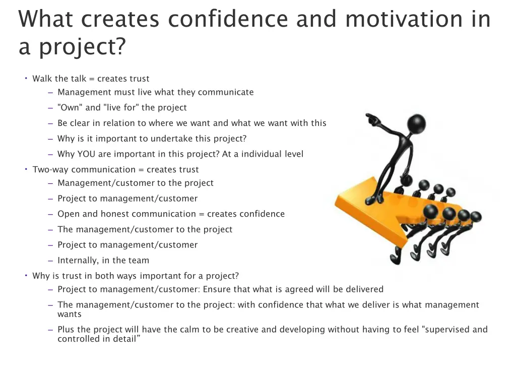 what creates confidence and motivation
