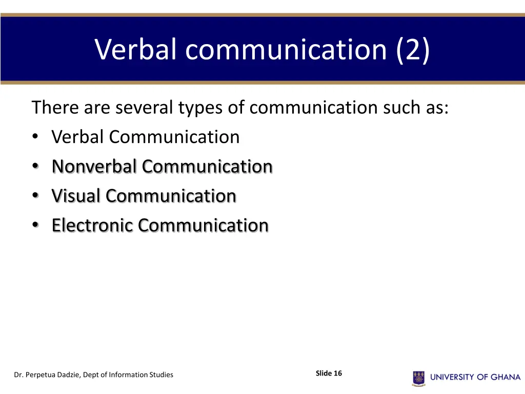 verbal communication 2