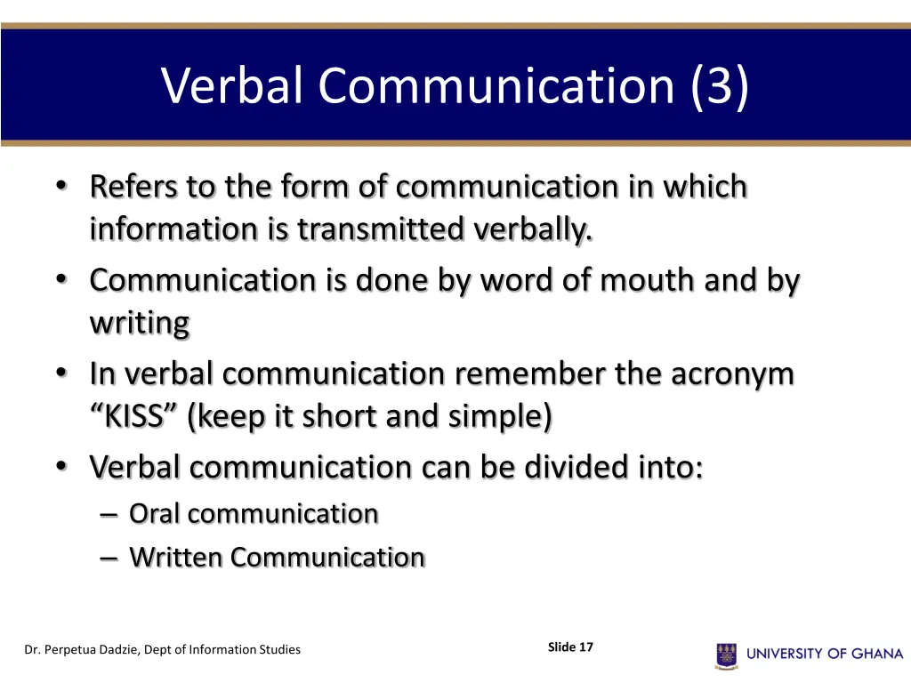 verbal communication 3