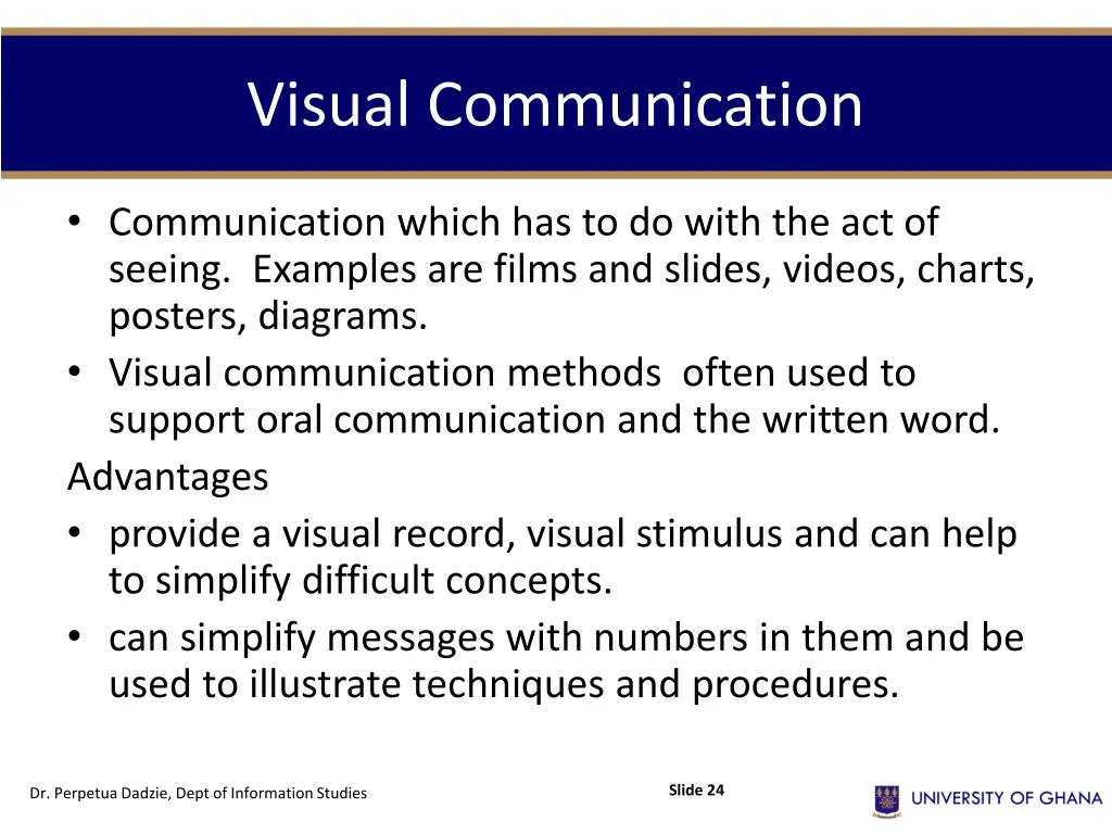 visual communication