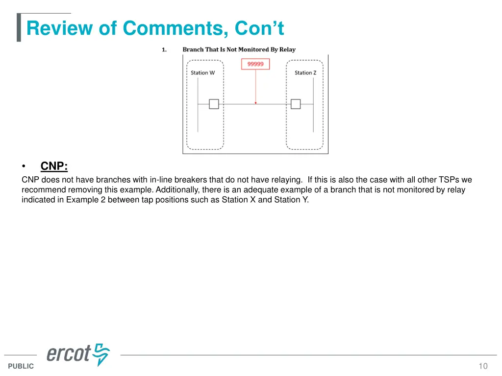 review of comments con t 5