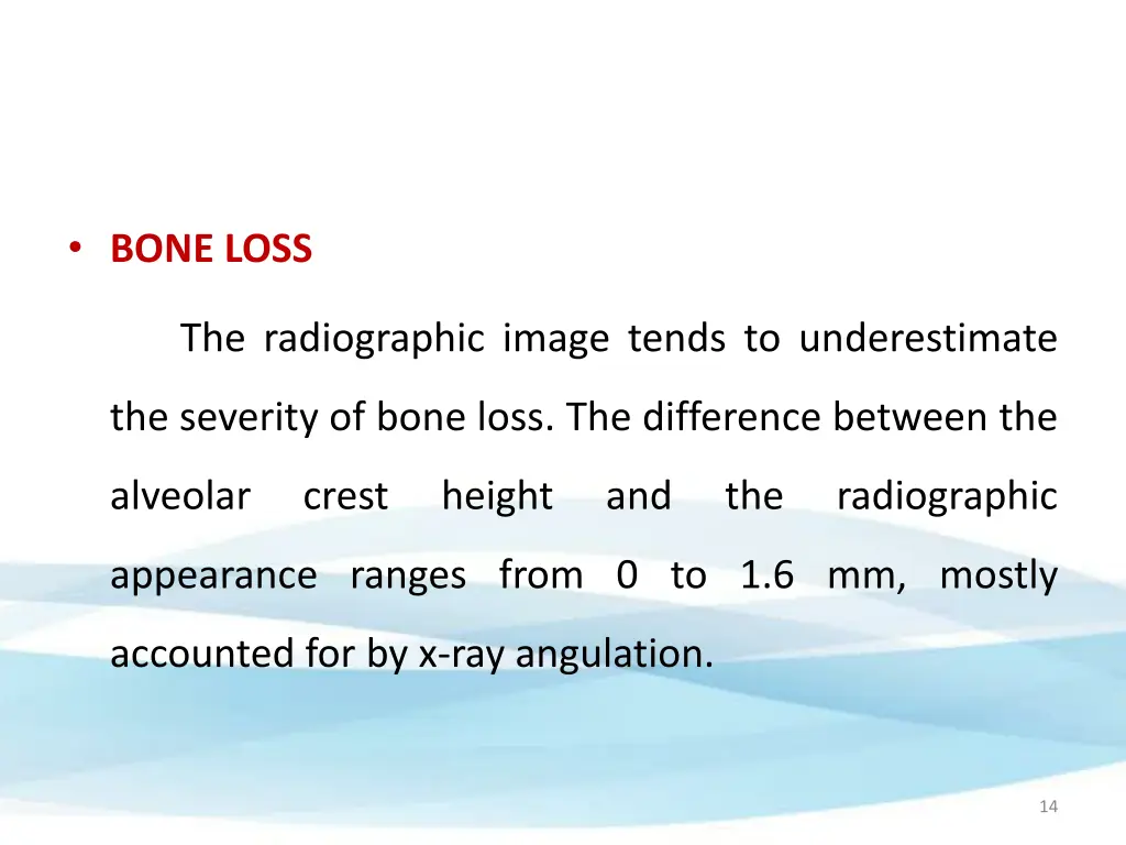 bone loss