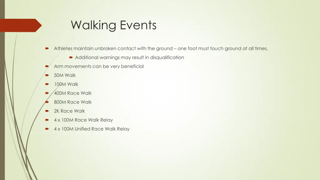 walking events