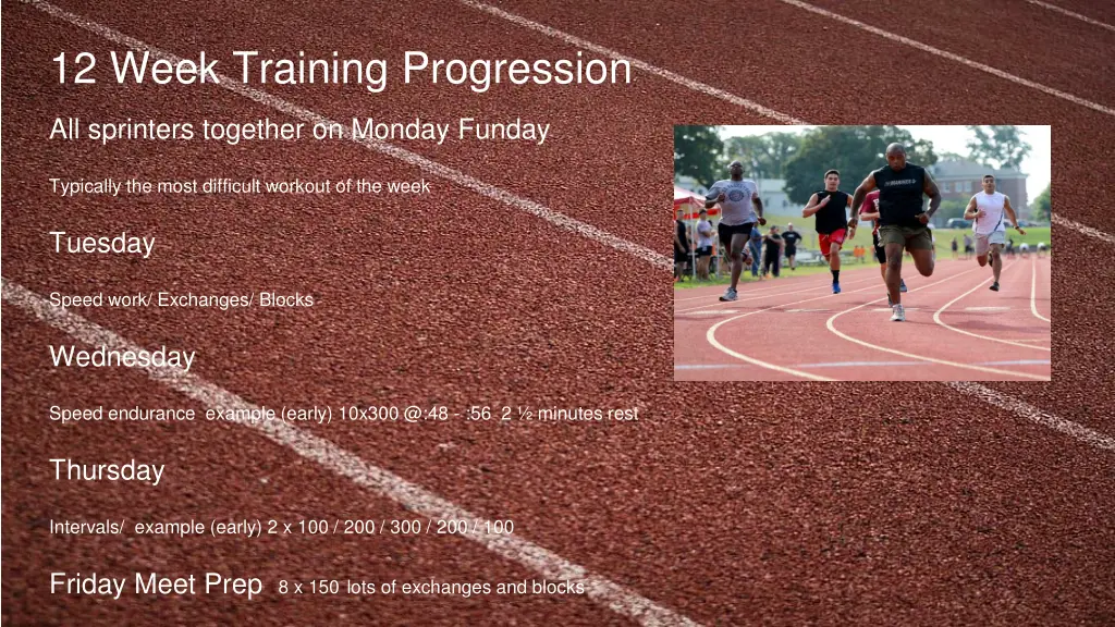 12 week training progression