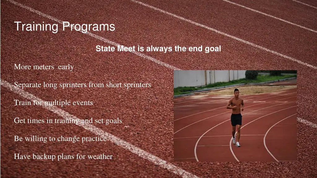 training programs