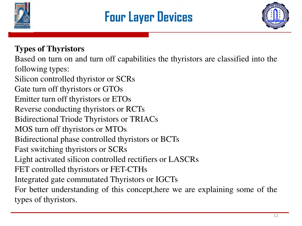 four layer devices 10