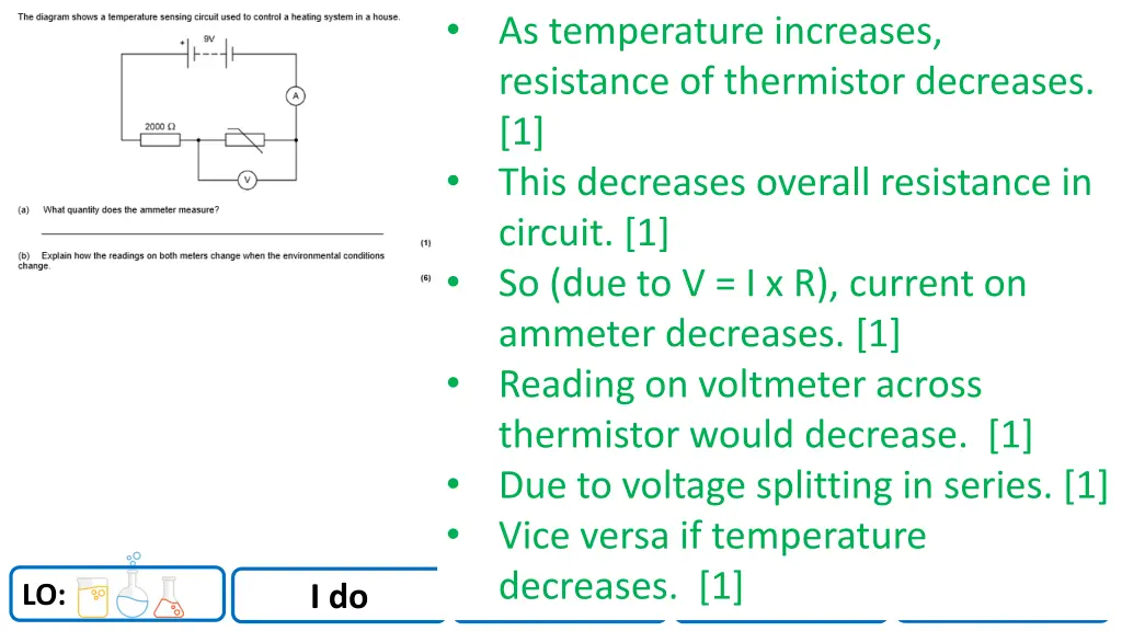 as temperature increases resistance of thermistor