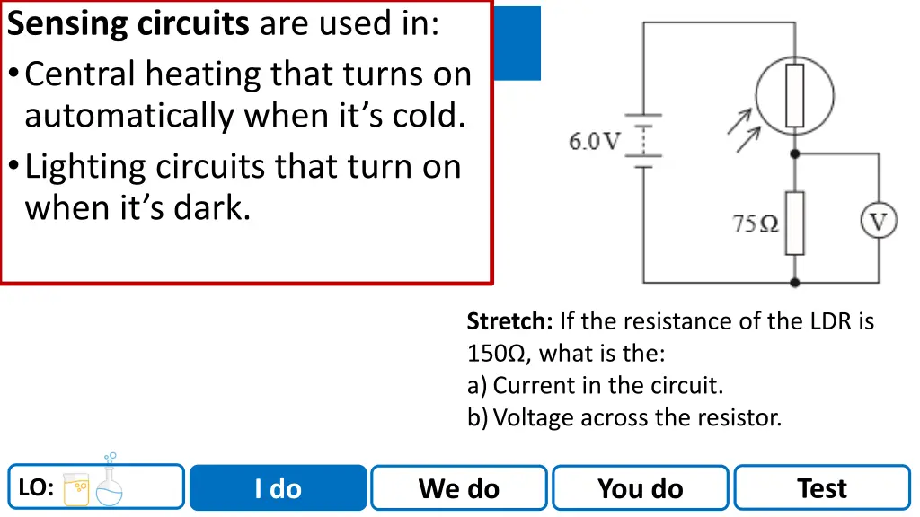 sensing circuits are used in central heating that