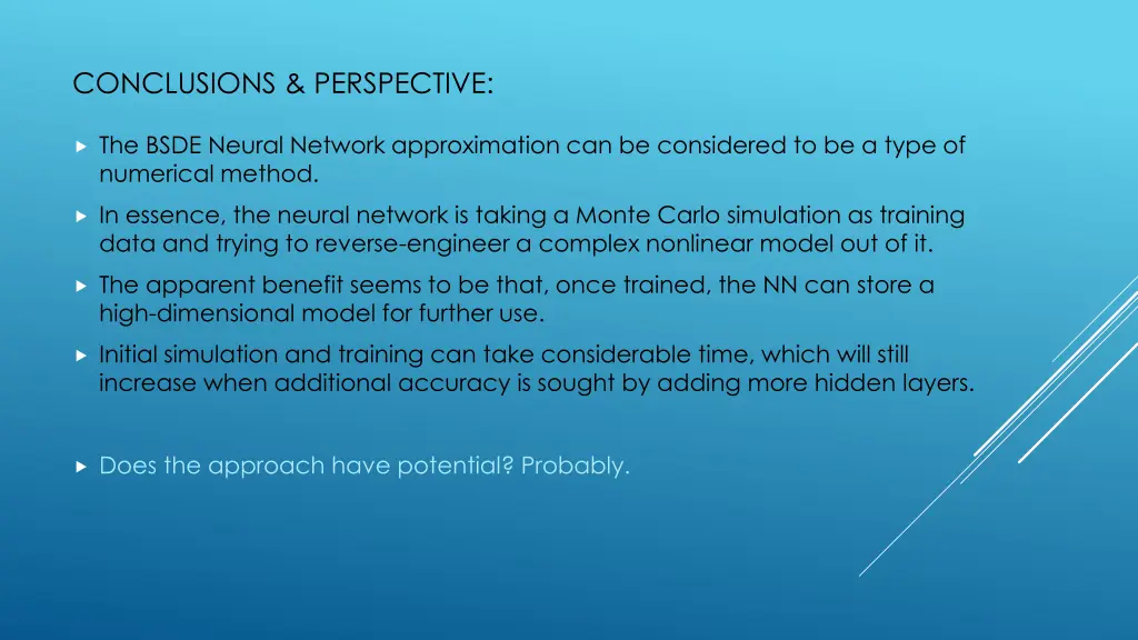 conclusions perspective