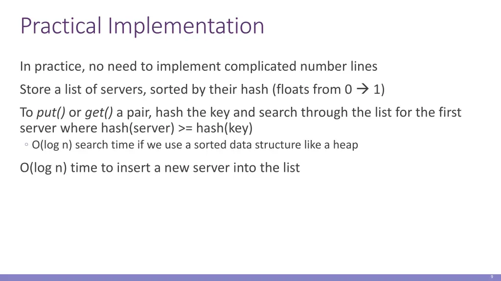 practical implementation
