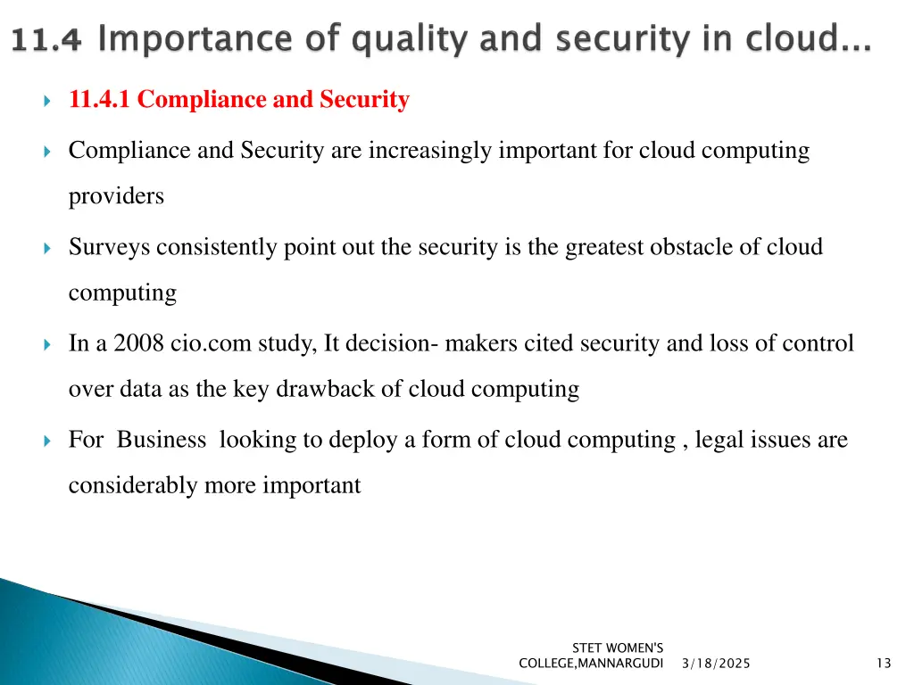 11 4 1 compliance and security
