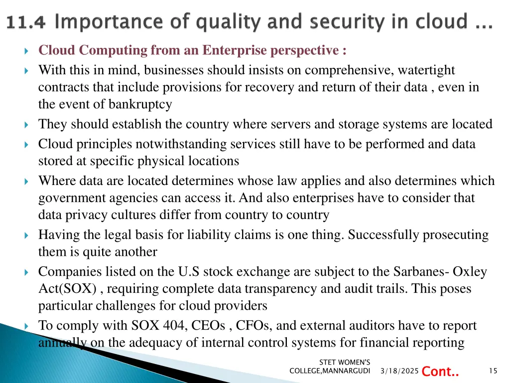 cloud computing from an enterprise perspective
