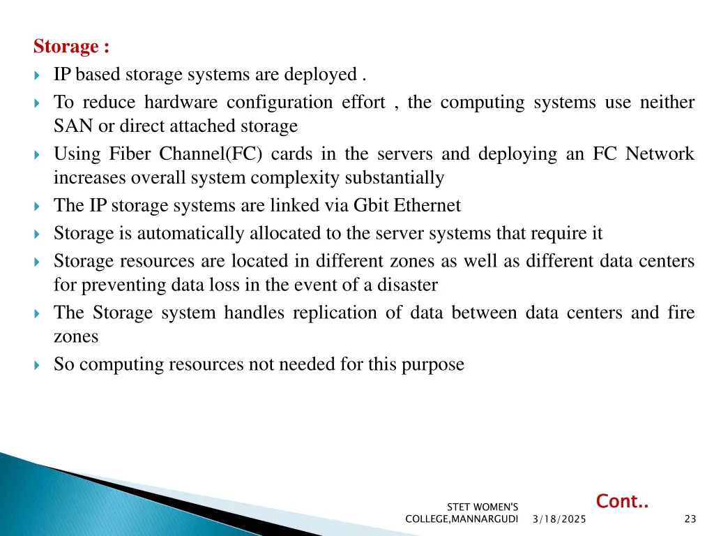 storage ip based storage systems are deployed