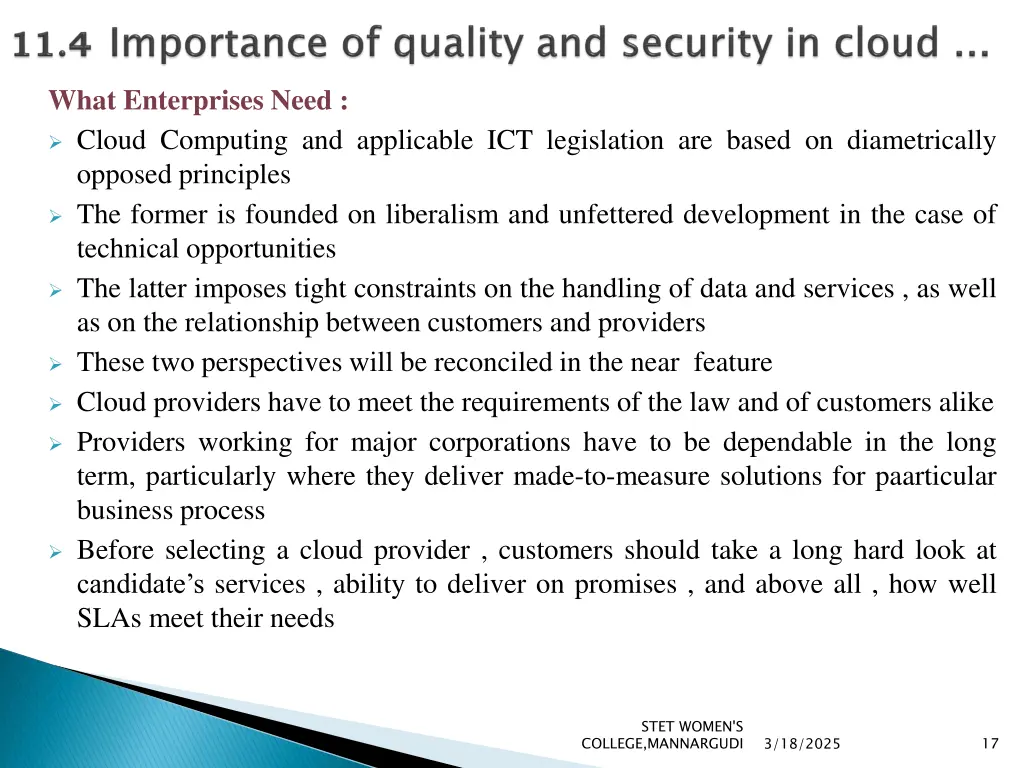 what enterprises need cloud computing