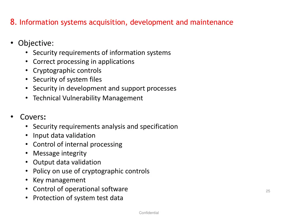 8 information systems acquisition development