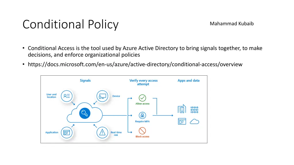 conditional policy