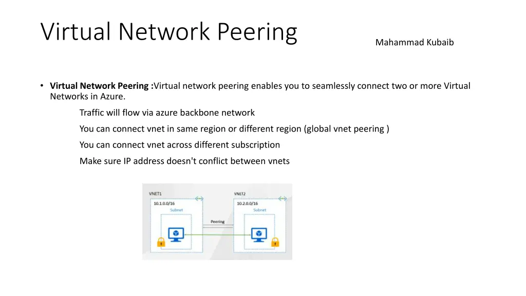 virtual network peering