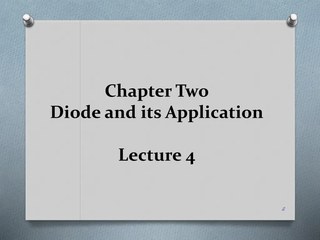 chapter two