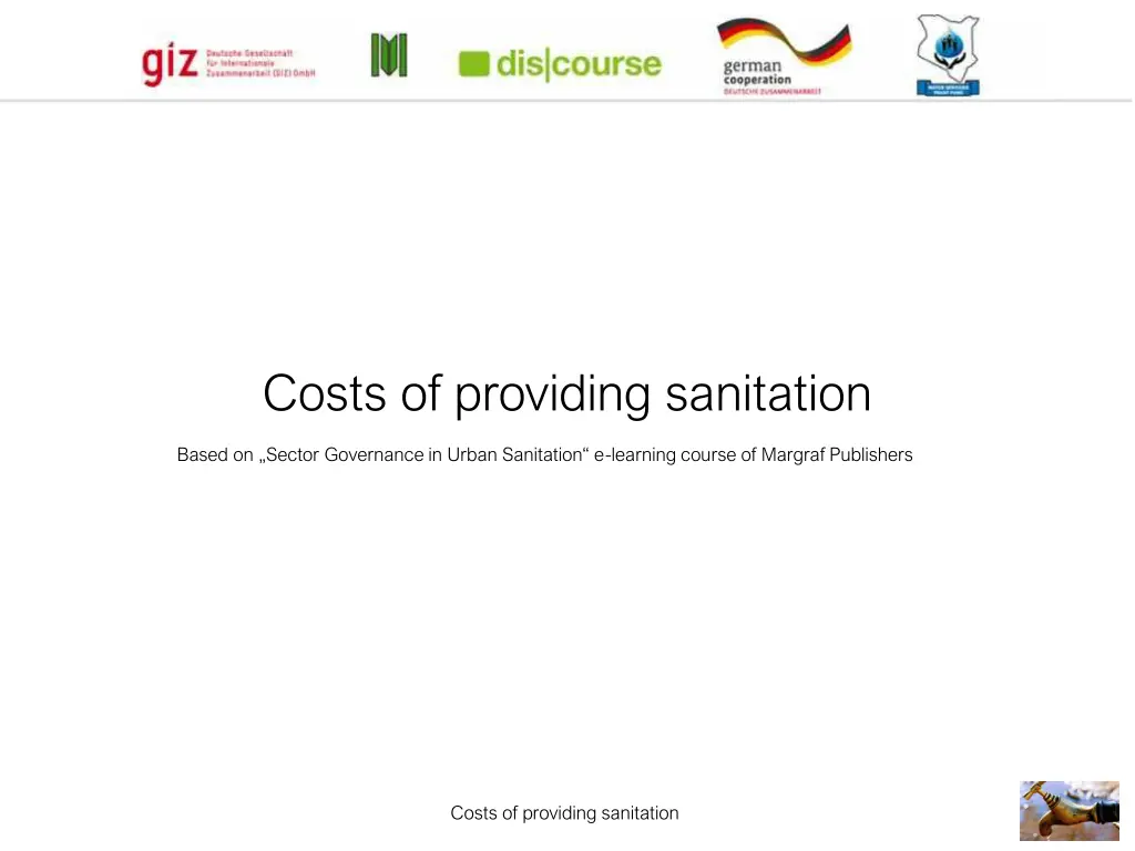 costs of providing sanitation