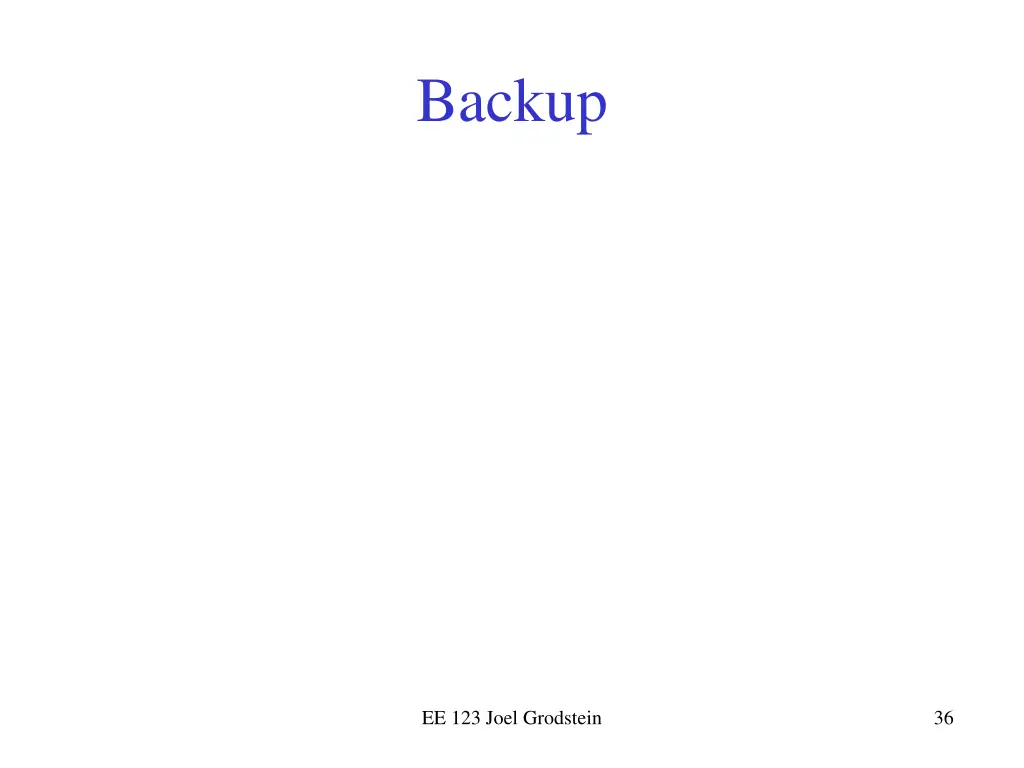 backup