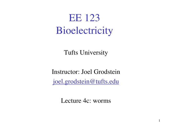 ee 123 bioelectricity