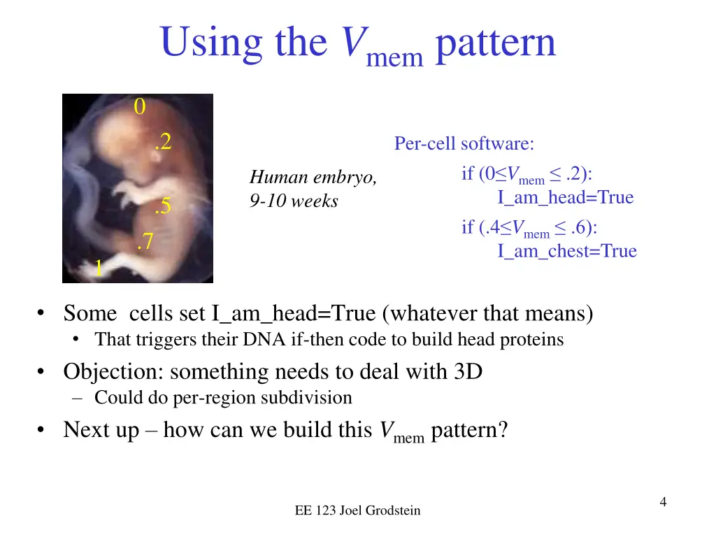 using the v mem pattern