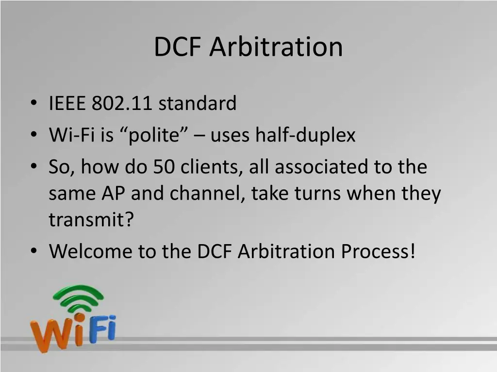 dcf arbitration