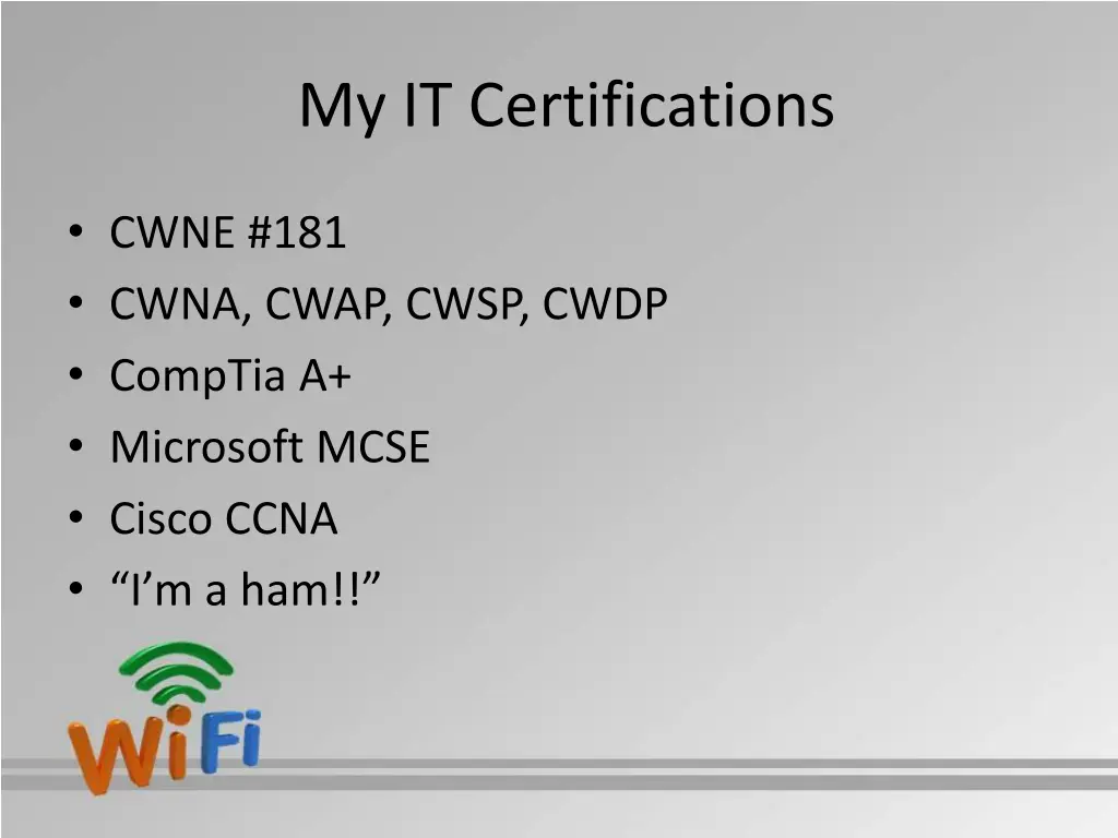 my it certifications
