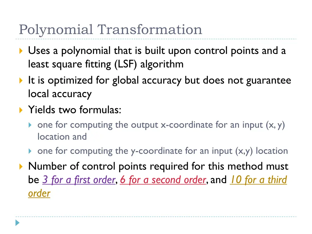 polynomial transformation
