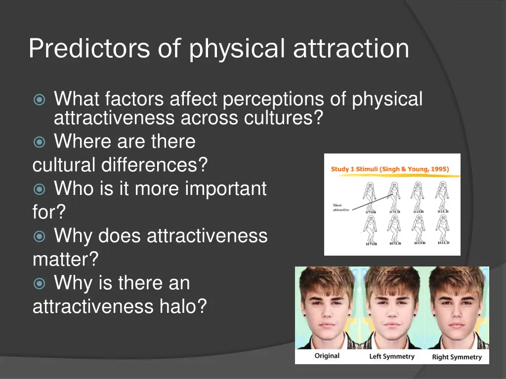 predictors of physical attraction