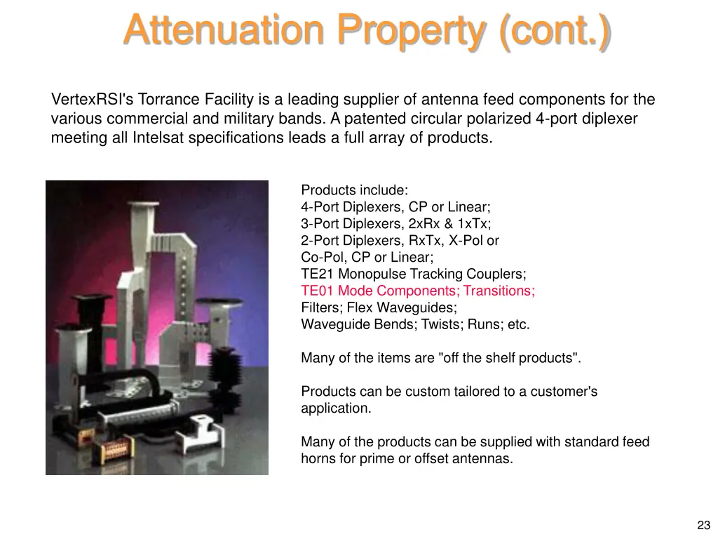 attenuation property cont 5