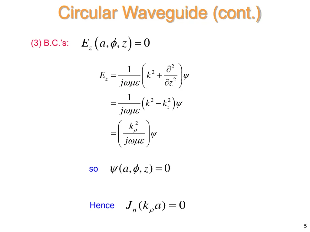 circular waveguide cont 2