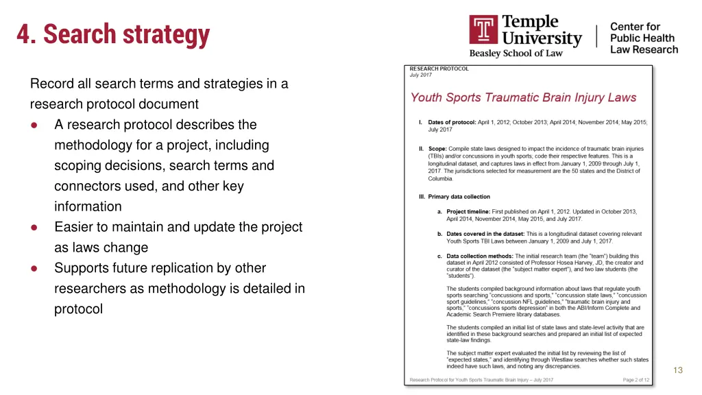 4 search strategy